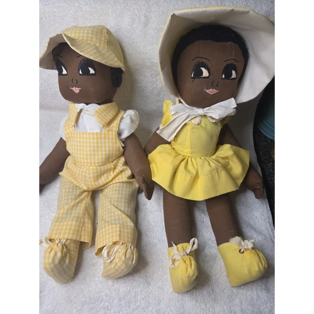 Set Of Vintage Handmade Dolls